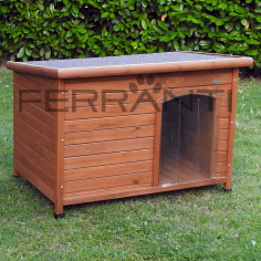 Niche en bois pour chien de taille moyenne