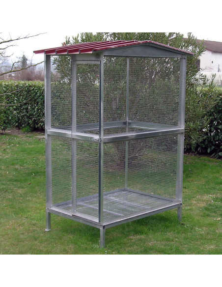 Fond surélevé monté sur volière modèle modular