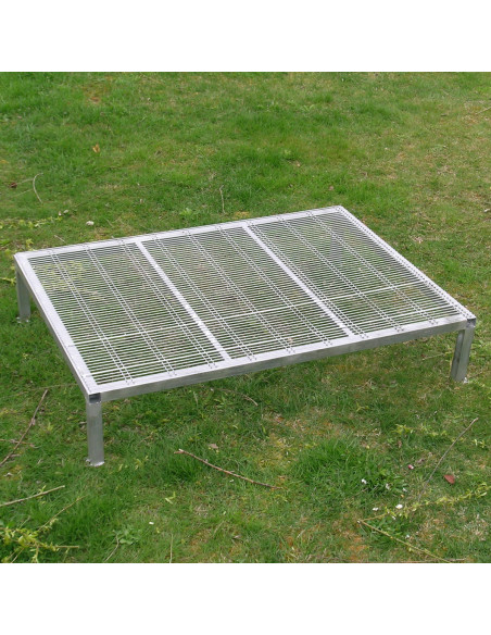 Fond surélevé pour volière modèle modular