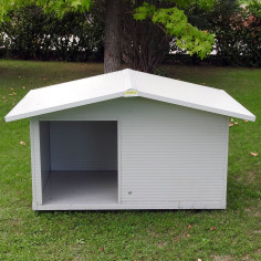 Niche pour chien extérieur modèle Véranda avec plateforme isolée 2