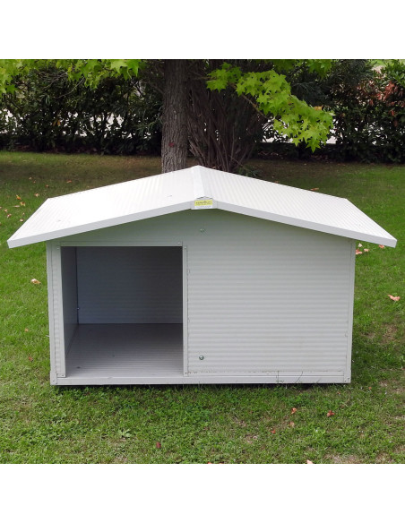 Niche pour chien extérieur modèle Véranda avec plateforme isolée