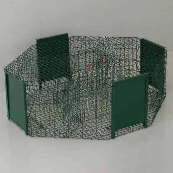 Piège pour pies corbeaux et corvidés modèle Larsen à 4 entrées