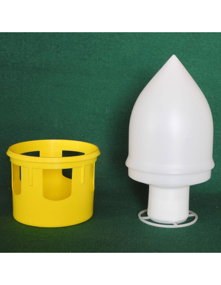 Détail de l’abreuvoir 6 litres avec siphon automatique pour poules