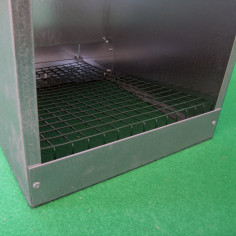 Pondoir pour poules avec toboggan et bac pour extérieur 2