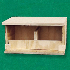 Nichoir en bois pour oiseaux et tourterelles