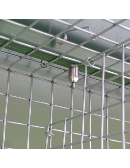 Abreuvoir pour cage à lapins d’engraissement