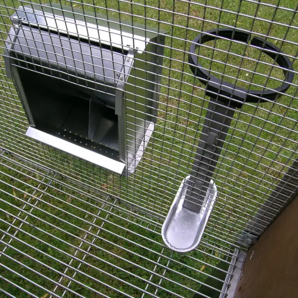 Mangeoire et abreuvoir du clapier extérieur pour lapin