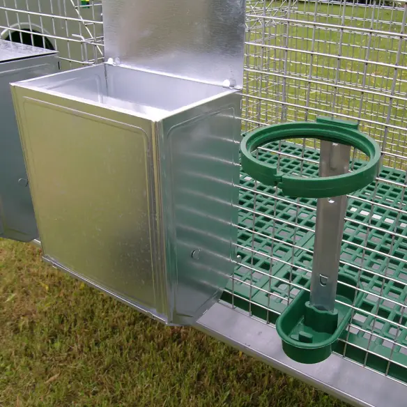 Mangeoire et abreuvoir du clapier pour 2 lapins