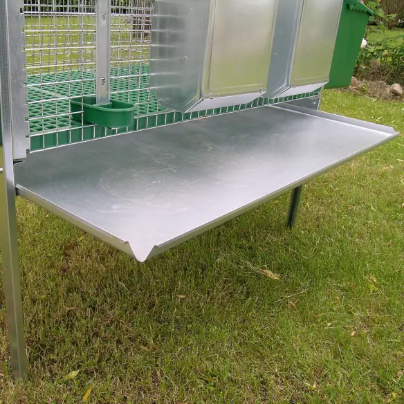 Tiroir à déjections amovible du clapier pour 2 lapins