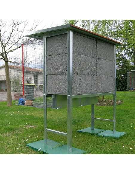 Pigeonnier volière pour 6 couples de pigeons avec nids et accessoires Pigeonnier volière pour 6 couples de pigeons avec nids et accessoires