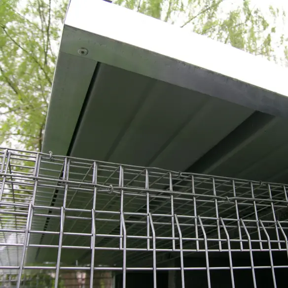 Toit du pigeonnier volière pour 6 couples de pigeons