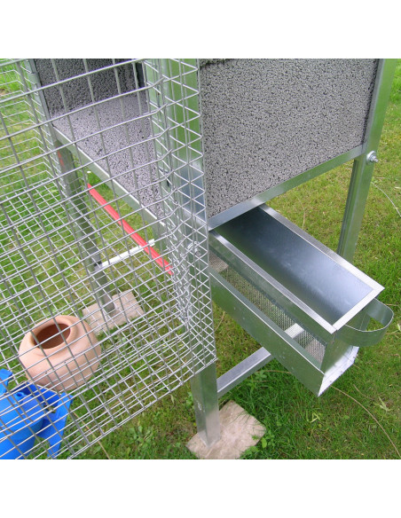 Mangeoire coulissante du pigeonnier volière pour pigeons