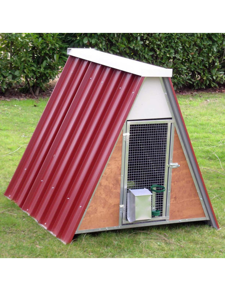 Petit poulailler pour 8 poules avec fond surélevé et accessoires