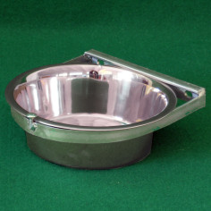 Gamelle anti-renversement pour chien en acier inoxydable