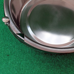 Gamelle anti-renversement pour chien en acier inoxydable 2
