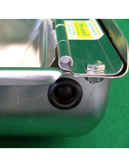 Fixation du flotteur dans abreuvoir automatique en acier inoxydable pour chien