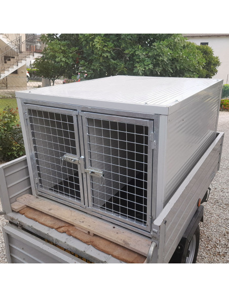 Caisse de transport pour chien et cage pour pick-up et remorque