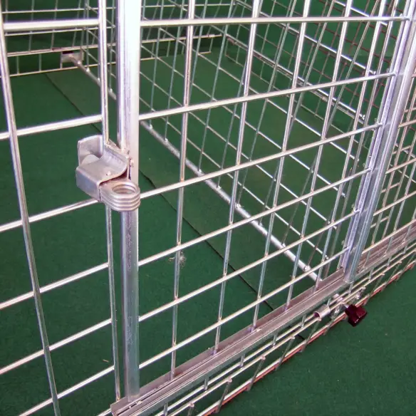 Fermeture de porte pour caisse de transport pour chien