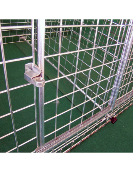 Fermeture de porte pour caisse de transport pour chien