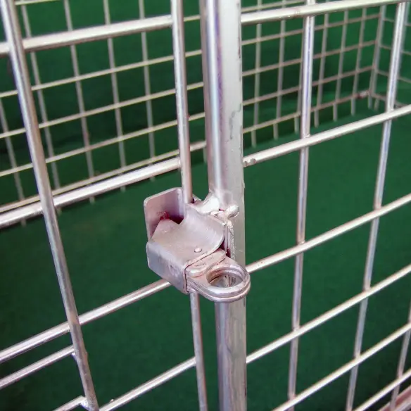 Fermeture de porte avec loquet pour caisse de transport pour chien
