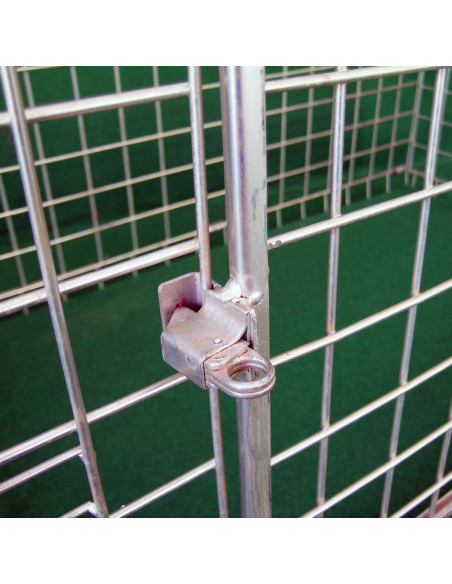 Fermeture de porte avec loquet pour caisse de transport pour chien