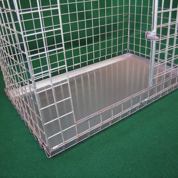 Porte de la caisse de transport grillagée pour chien