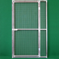 Porte pour volière en grillage 120x170h cm 2