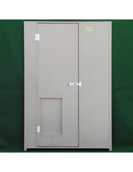 Porte en panneau sandwich isolé