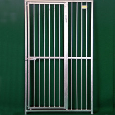 Porte 120x170h pour chenil à barreaux galvanisés 2