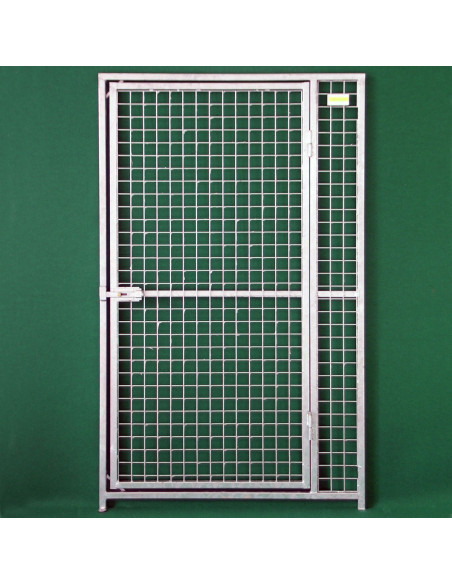 Porte 100x170h pour chenil en grillage galvanisé