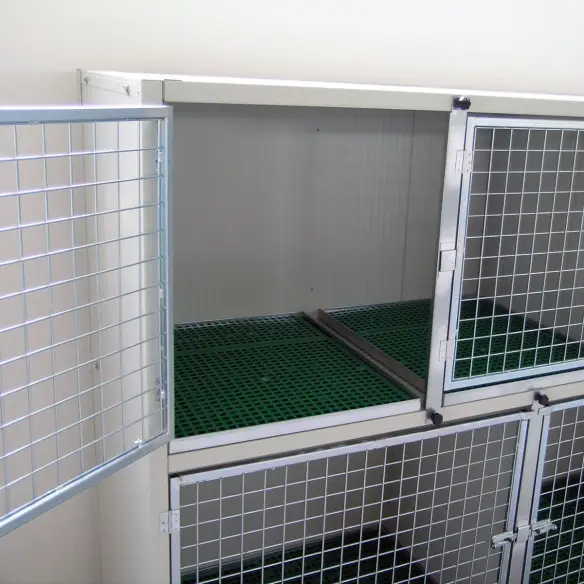 Porte d’accès de la cage vétérinaire pour chiens et chats
