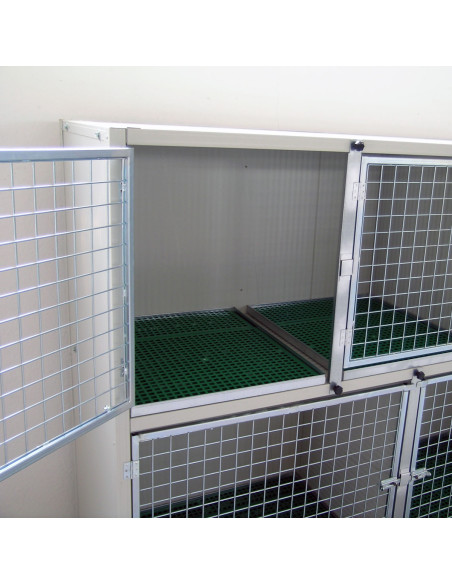 Porte d’accès de la cage vétérinaire pour chiens et chats