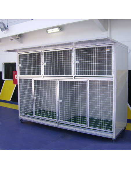 Cage vétérinaire sur mesure pour chiens et chats