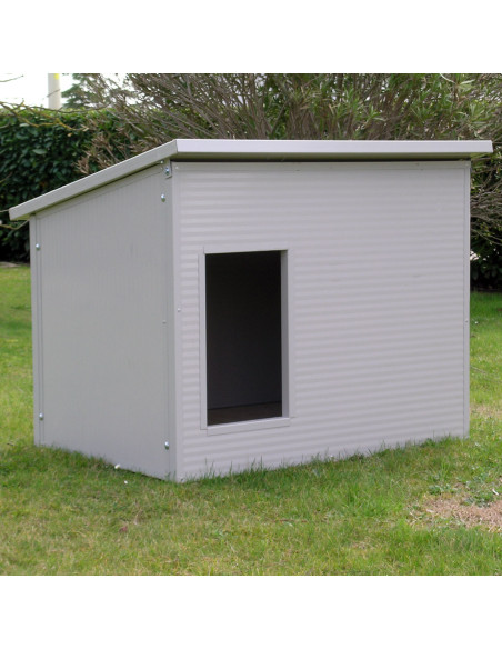 Niche pour chien XXL blanche modèle Dobermann ou Mastiff