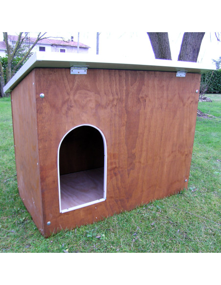 Niche en bois pour chien de grande taille modèle Collie pour extérieur