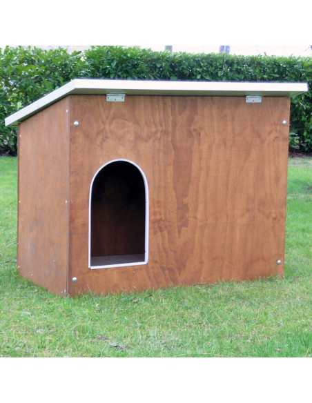 Niche en bois pour chien de grande taille modèle Collie pour extérieur