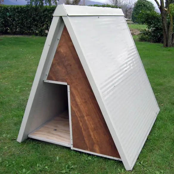 Niche pour chien extérieur modèle Shepherd pour chiens moyens et grands
