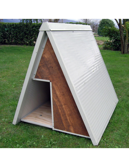 Niche pour chien extérieur modèle Shepherd pour chiens moyens et grands
