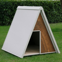Niche pour chien extérieur modèle Shepherd pour chiens moyens et grands
