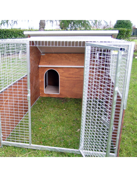 Entrée du chenil pour chien modèle Cocker