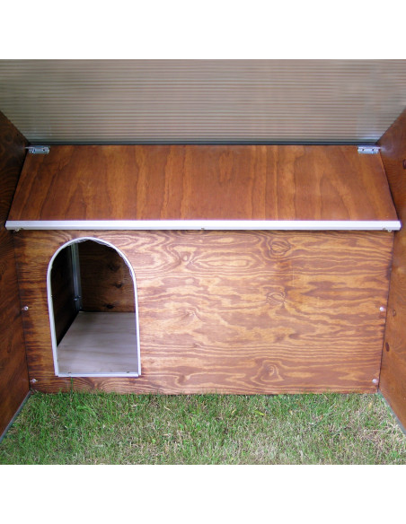 Niche intérieure du chenil pour chien Labrador 125x240 cm