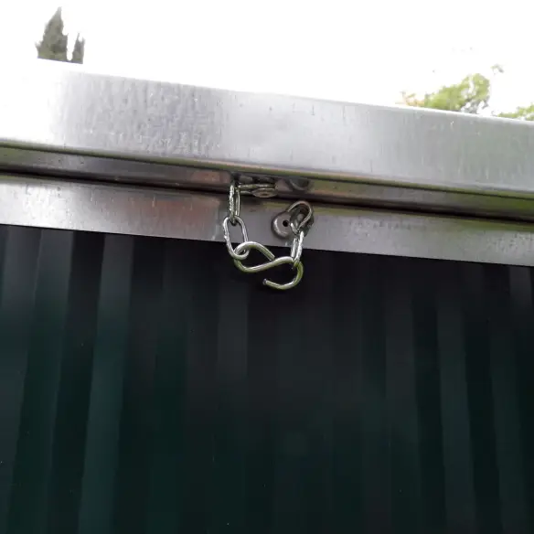 Niche extérieure isolée pour petits chiens verte