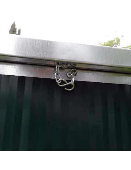 Niche extérieure isolée pour petits chiens verte