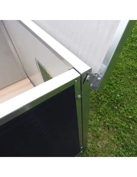 Niche extérieure isolée pour petits chiens verte