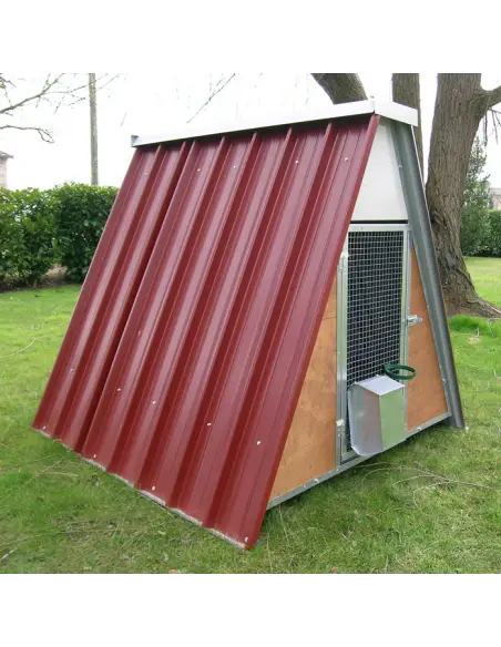 Poulailleren métal galvanisé pour 8 poules