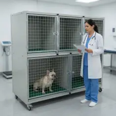 Cage d'Hospitalisation Vétérinaire pour chiens et chats