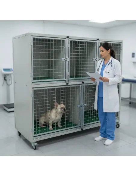 Cage d'Hospitalisation Vétérinaire pour chiens et chats