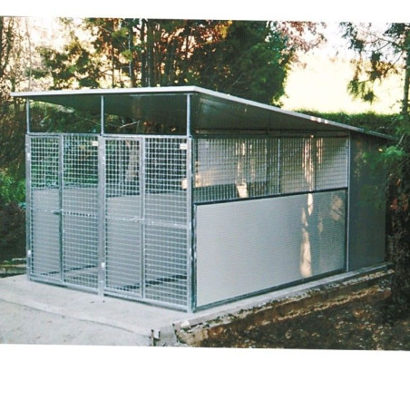 Chenil mod. Modular pour grand chien, espace modulable | Ferranti