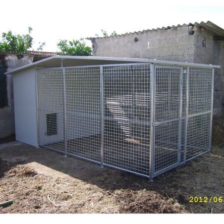 Chenil mod. Modular pour grand chien, espace modulable | Ferranti