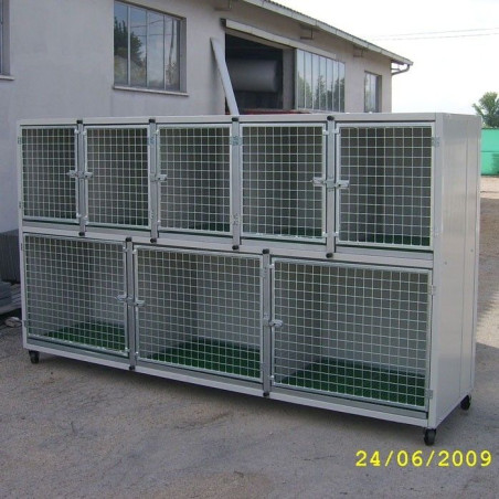 Cage d'hospitalisation vétérinaire chiens chats modulaire | Ferranti